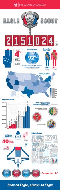 This Eagle Scout infographic pretty much says it all